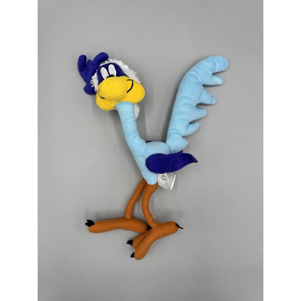 Looney Tunes Road Runner In Santa Hat Holiday Plush 10” Stuffed Animal